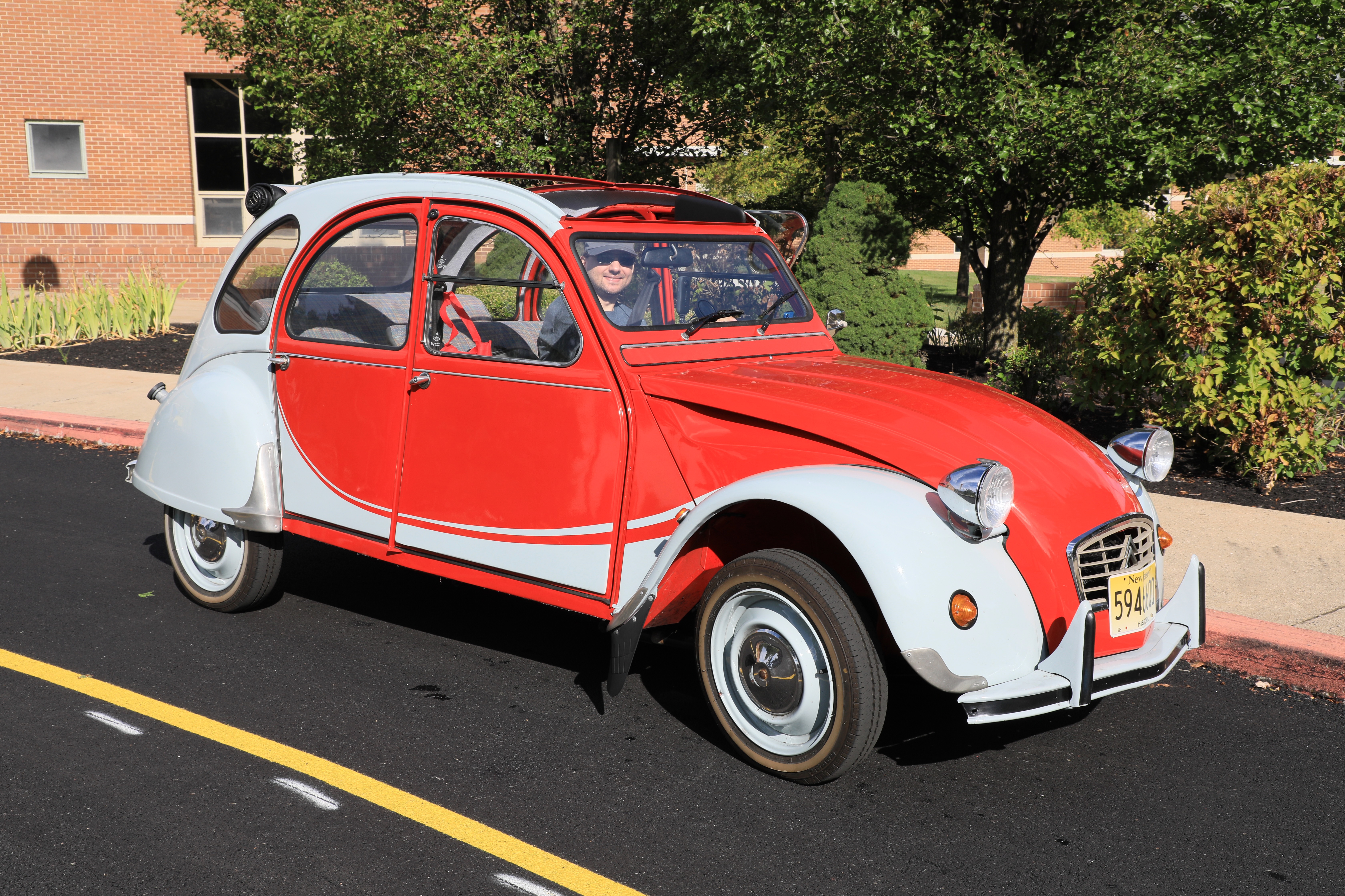 My 2CV at the 2022 New Hope Auto Show